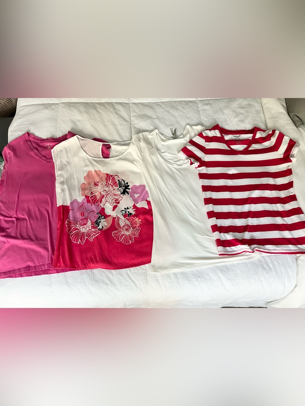 Bundle of 4 Summer Tees & Tops, Small-Medium